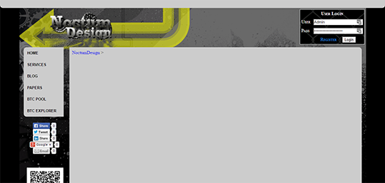 Screenshot of NoctumDesign.com